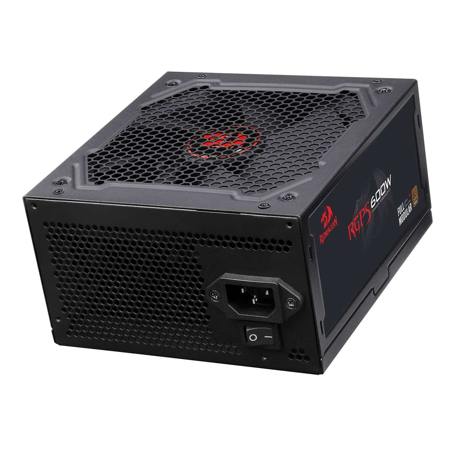 FONTE REDRAGON 600W FULL MODULAR 80 PLUS BRONZE - miniatura 3