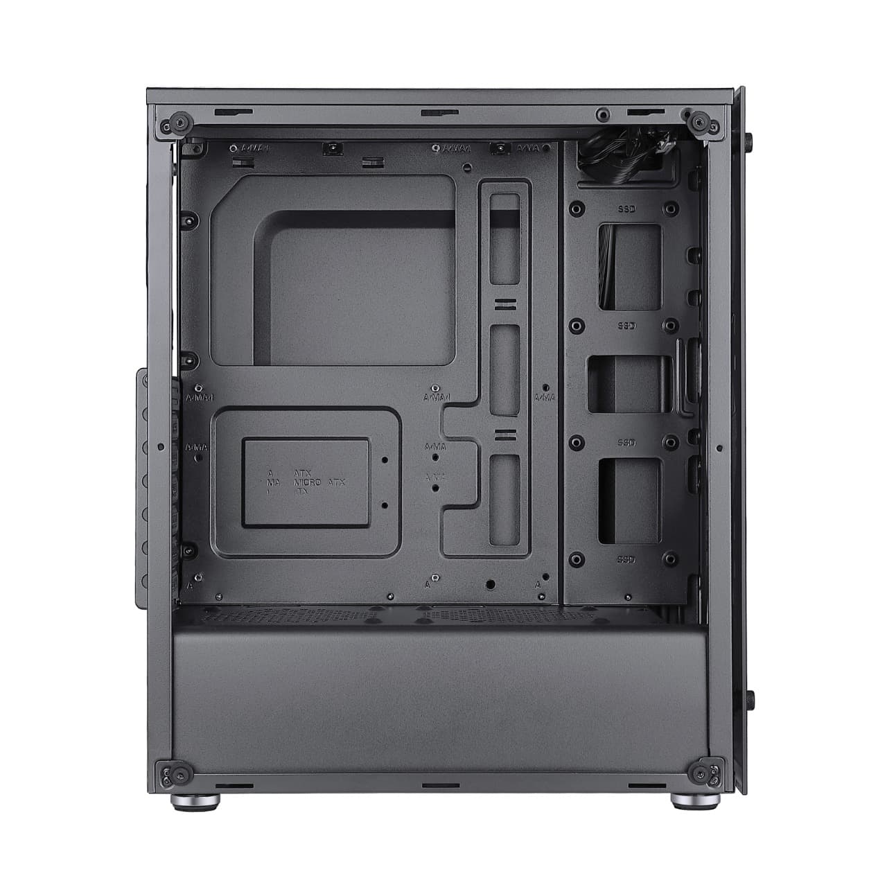 GABINETE RISE MODE GLASS 06X BLACK - S/FANS - miniatura 7