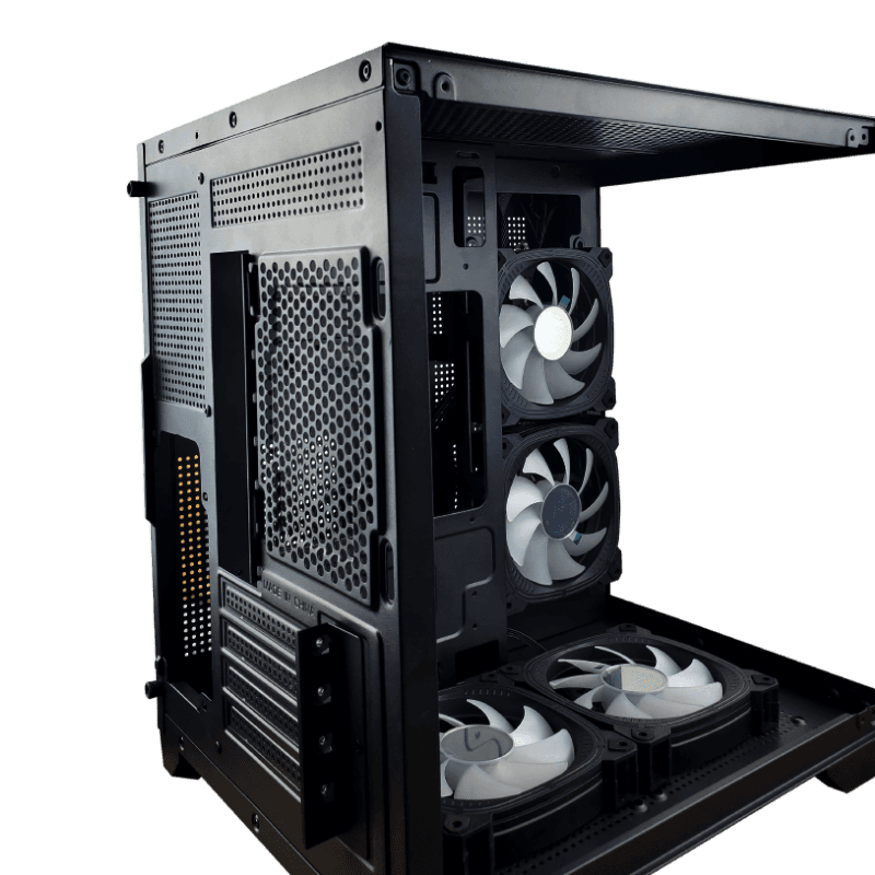 Gabinete Cubo Gamer Hayom Com 4 Fans RGB - GB1790 Preto - miniatura 3