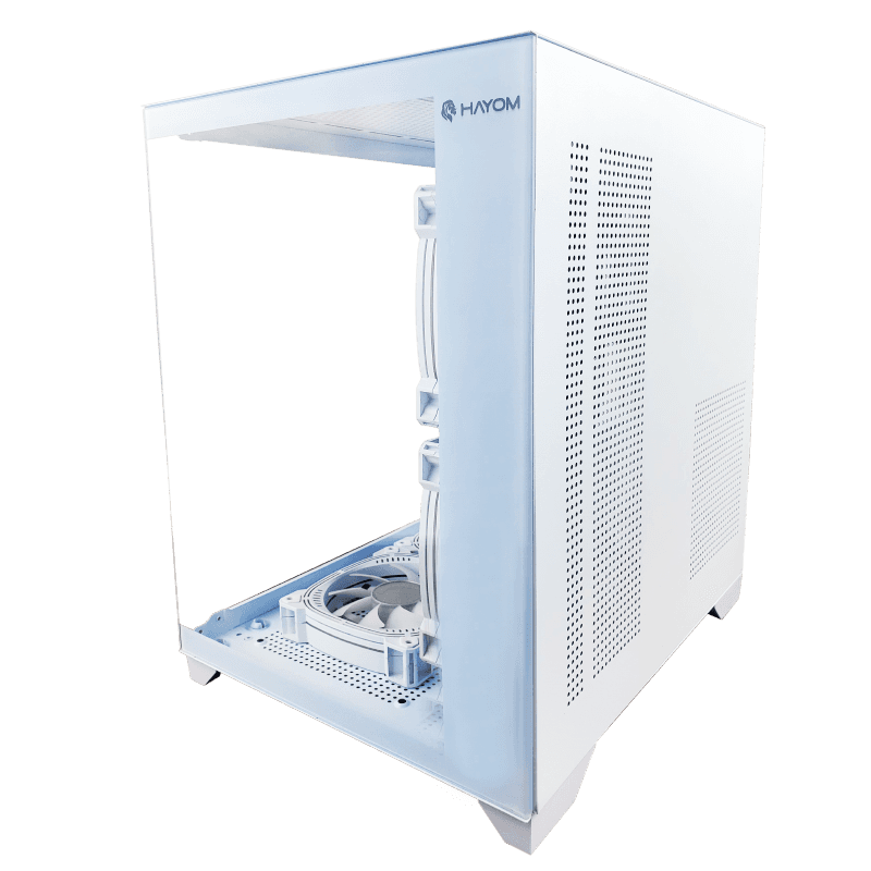 Gabinete Cubo Gamer Hayom Com 4 Fans RGB - GB1791 Branco - miniatura 5