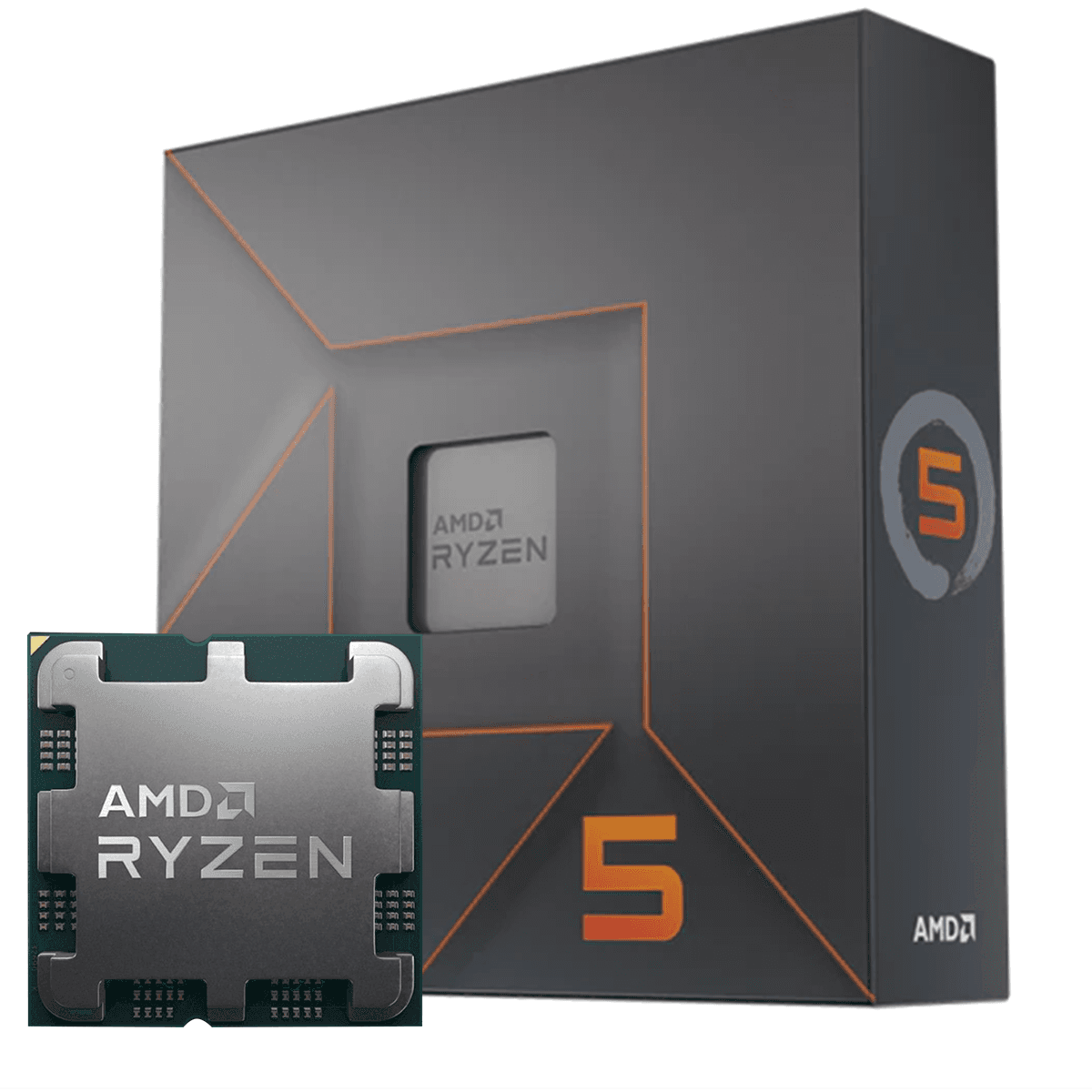 Processador AMD Ryzen 5 7600X 4.7GHz (5.3GHz Turbo) - foto 1