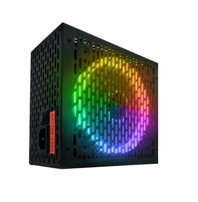 FONTE BRX ATX 650W AUTOMATICA RGB  80 PLUS - miniatura 2