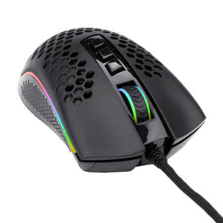 Mouse Gamer Redragon Storm Preto RGB M808-RGB - miniatura 7