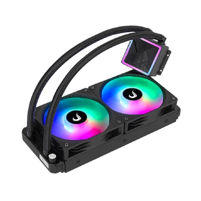 Water Cooler Rise Mode Black 240mm RGB Rainbow - RM-WCB-02-RBW - foto 1