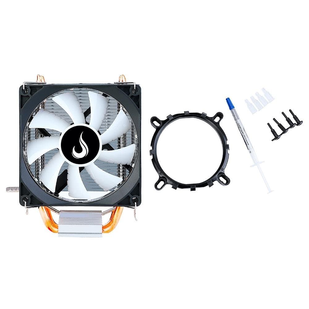 Air Cooler Gamer Rise Mode Z5, LED Rainbow, AMD/Intel, 90mm - miniatura 6