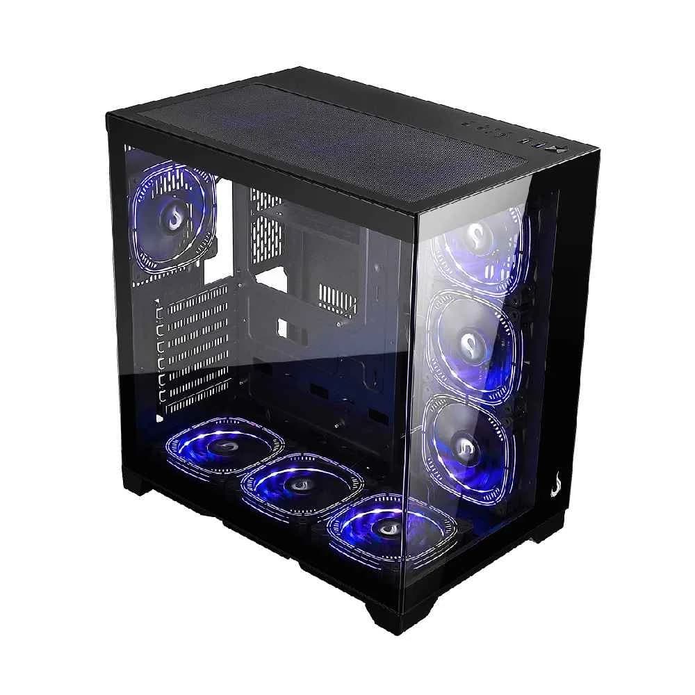 Gabinete Gamer Rise Mode Galaxy Glass Standard V2 Mid Tower Vidro Temperado USB 3.0 S/ Fans Preto - RM-GA-GGST2-FB - miniatura 7