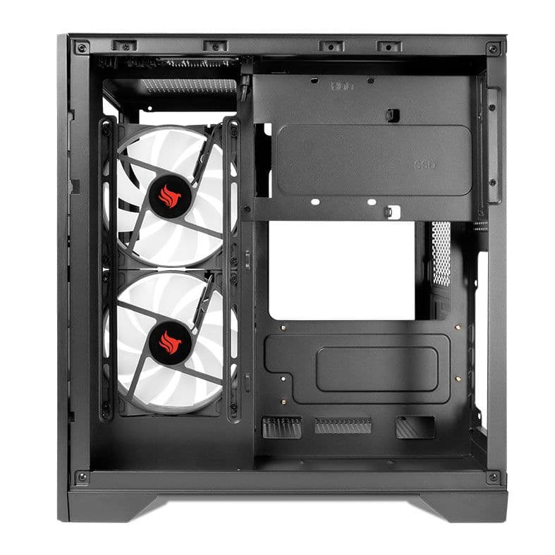 Gabinete Gamer Pichau HX110, Mini-Tower, Lateral de Vidro, Com 2 Fans, Preto, PG-HX110-BK - miniatura 3