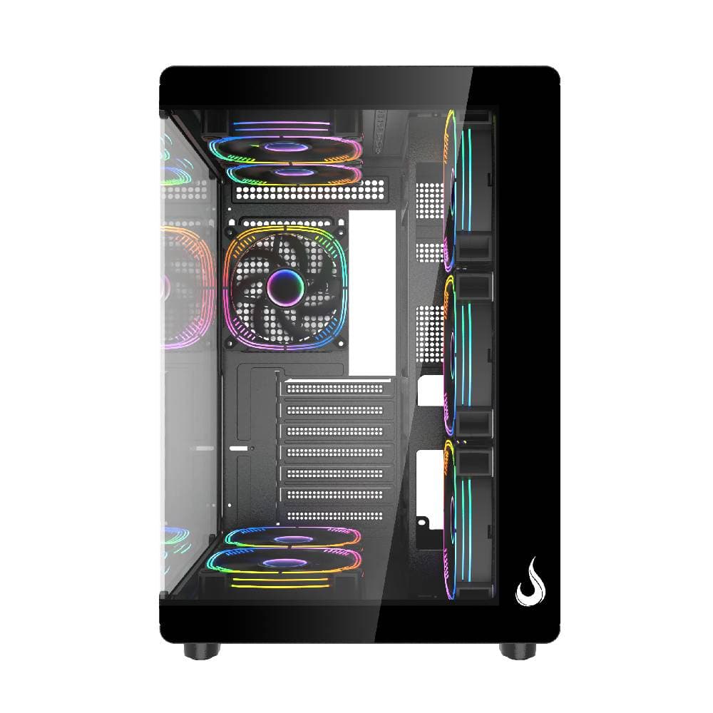 Gabinete Gamer Rise Mode Galaxy Glass X Mid Tower Vidro Temperado USB 3.0 S/ Fan Preto RM-GA-GGX-FB - miniatura 5