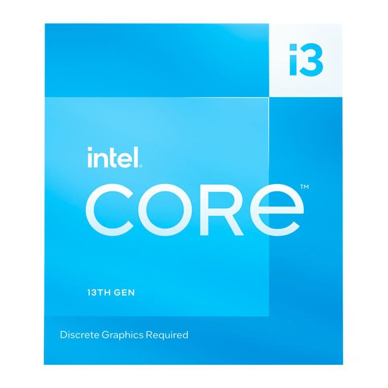 Processador Intel Core I3-13100F, 4-Core, 8-Threads, 3.4GHz (4.5GHz Turbo), Cache 12MB, LGA1700, BX8071513100F - foto 1