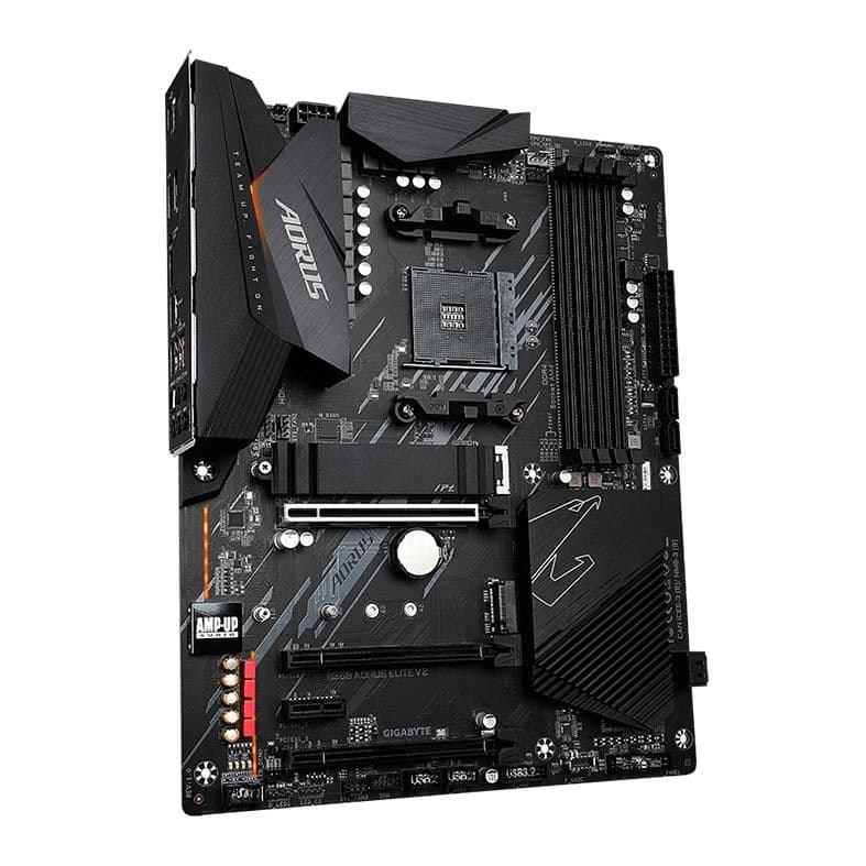 Placa Mae Gigabyte B550 Aorus Elite V2 DDR4 Socket AM4 Chipset AMD B550 - miniatura 2