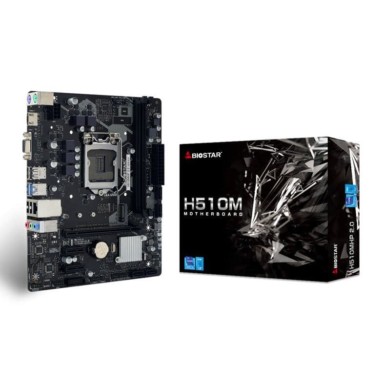 Placa Mae Biostar H510M, DDR4, Socket LGA1200, M-ATX, Chipset Intel H510, H510MHP-2.0 - (Semi Nova 90 Dias de Garantia) - miniatura 4