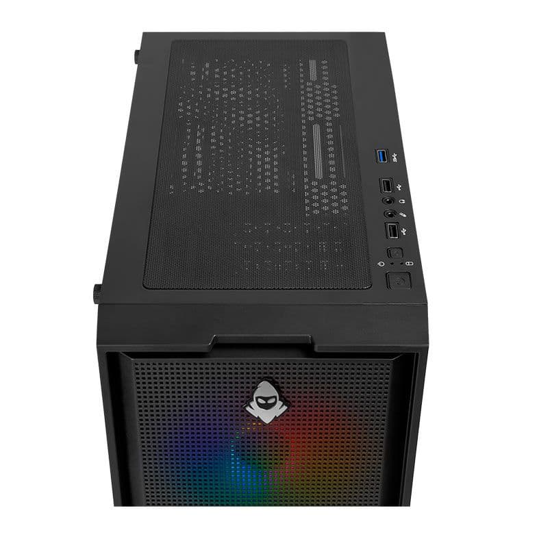 Gabinete Gamer Mancer Narok V2, Rainbow, Com 3 Fans, Preto, MCR-NRK-V2 - miniatura 2