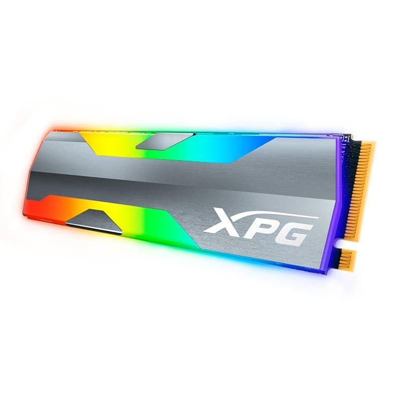 SSD Adata XPG Spectrix S40G, 256GB, M.2 2280, PCIe NVMe, Leitura 3500MB/s, Gravacao 1200MB/s, RGB, AS40G-256GT-C - foto 1