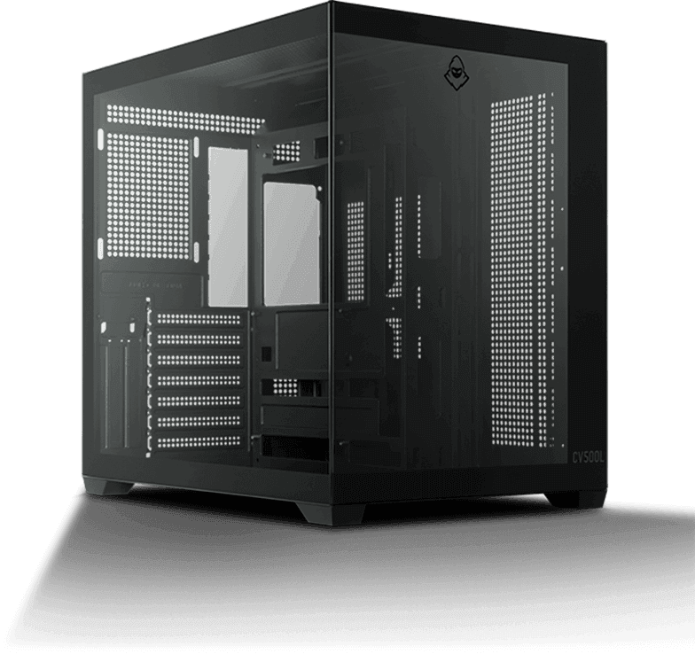 Gabinete Gamer Mancer CV500L, Mid Tower, Lateral De Vidro, Preto, MCR-CV500L-BK - miniatura 4