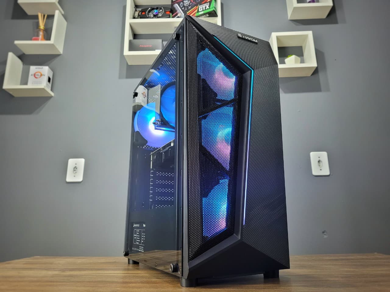 Gabinete Gamer GB1713 com 4 Fans RGB Inclusas - miniatura 7