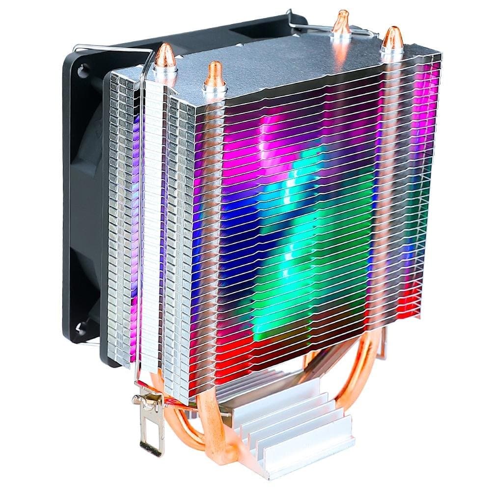 Air Cooler Gamer Rise Mode Z5, LED Rainbow, AMD/Intel, 90mm - miniatura 4