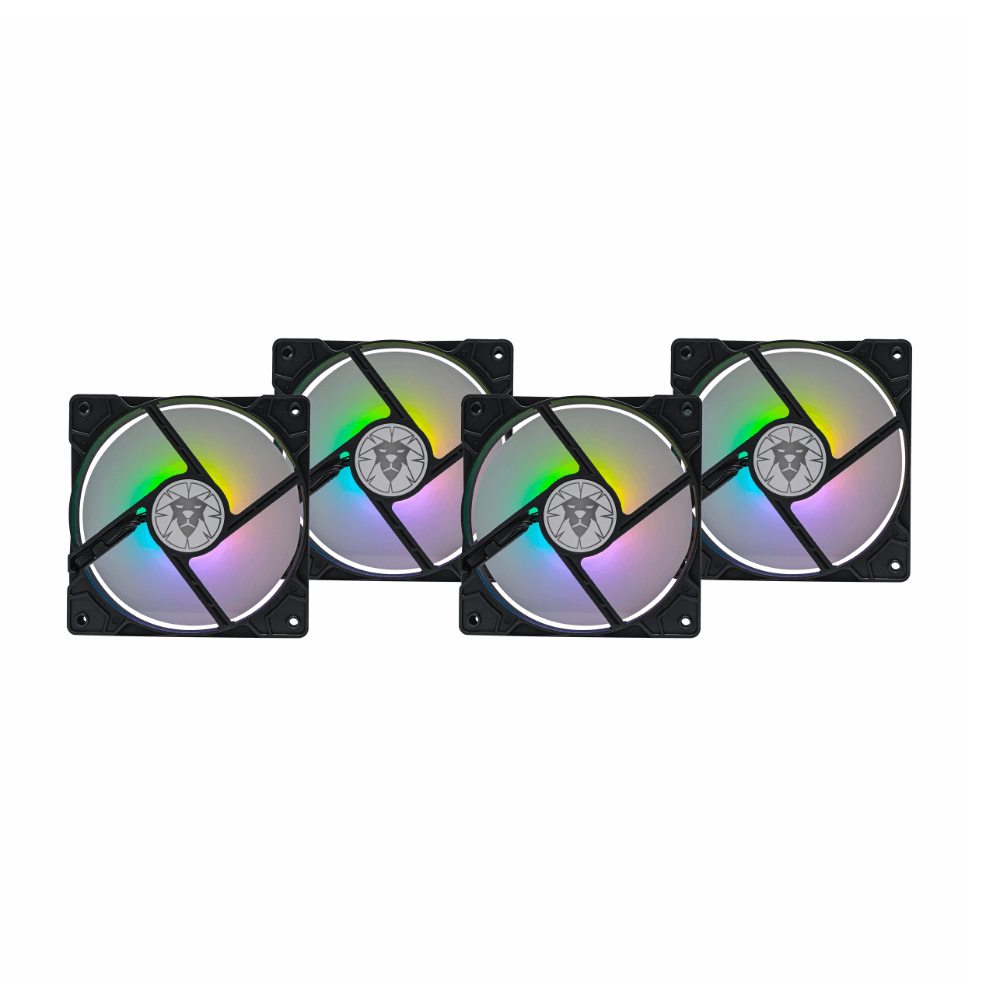 KIT 4X FAN COOLER RAINBOW 120X120 KCF4-01 - ARMETS - foto 1