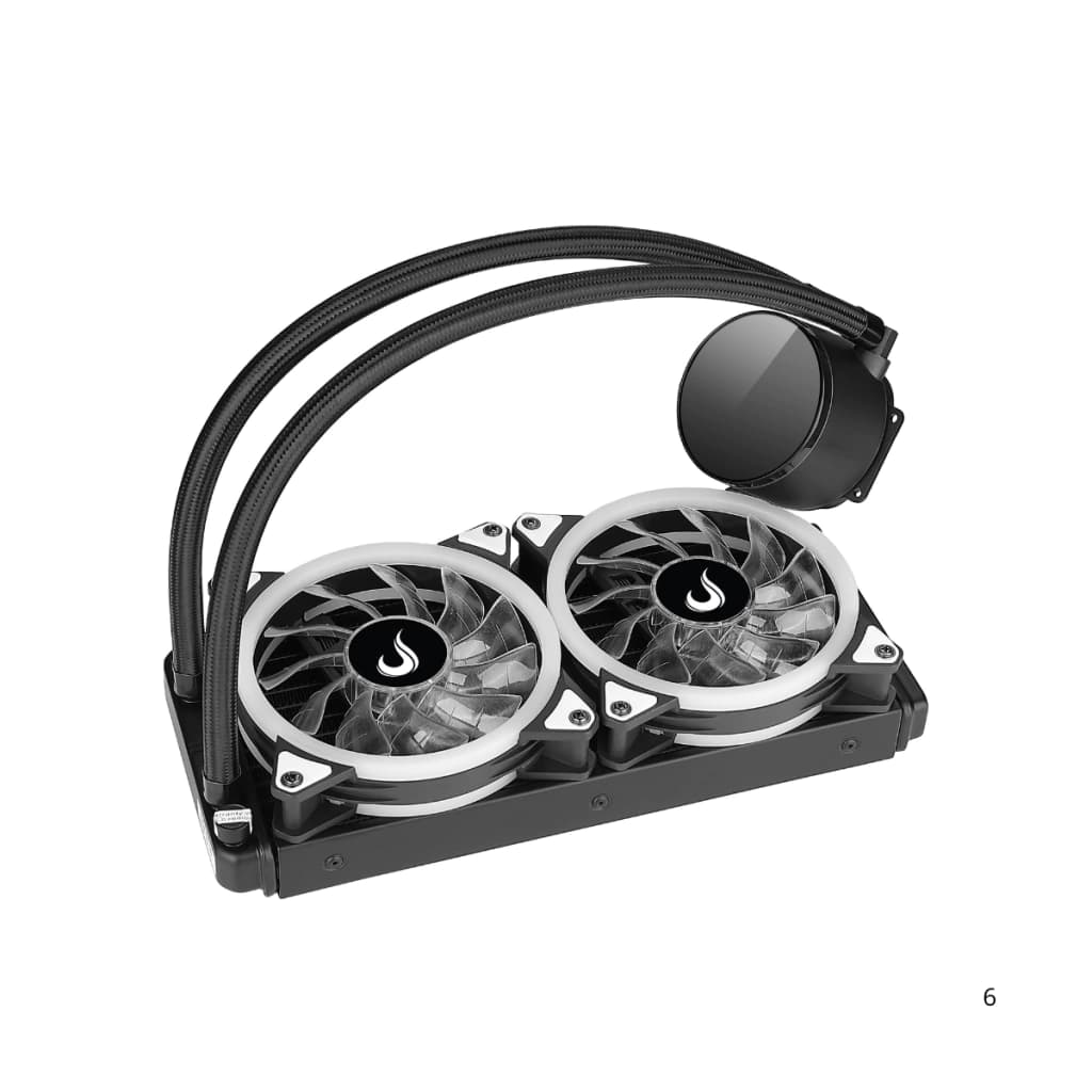 Water Cooler Rise Mode Black 240mm ARGB - RM-WCB-04-ARGB - miniatura 6