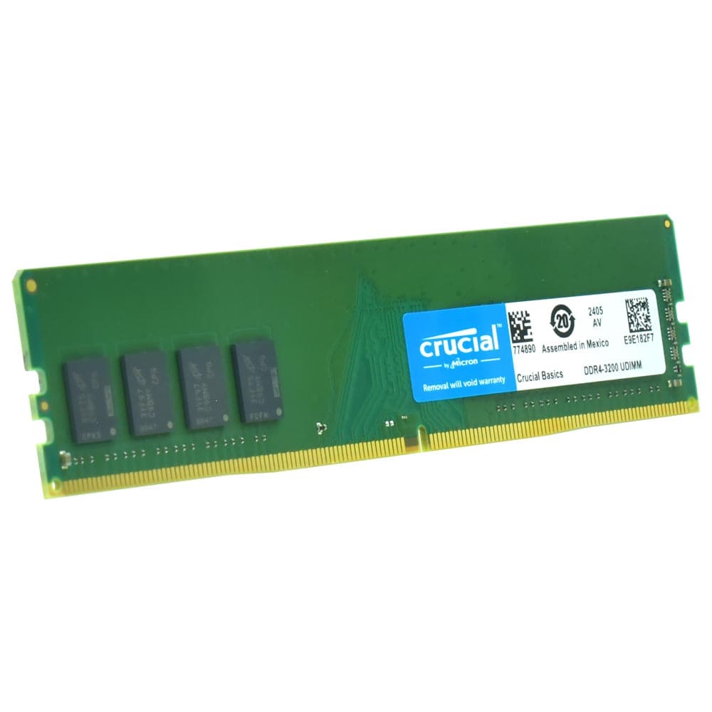 MEMORIA 8GB DDR4 2400MHZ CRUCIAL - DESKTOP - miniatura 2