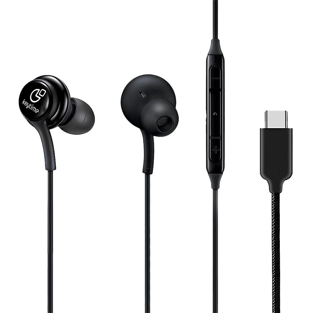 Fone de Ouvido Keytime Soundwave USB Tipo C c/ Mic Preto - miniatura 3