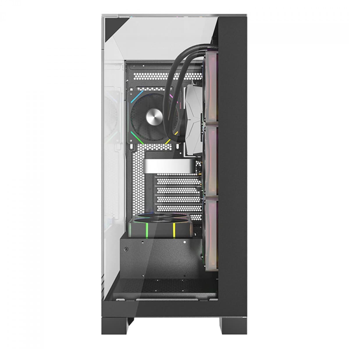 Gabinete Gamer Liketec Empire Dark, Mid Tower, Vidro Temperado, ATX, Sem Fonte, Sem Fans, Preto - miniatura 5