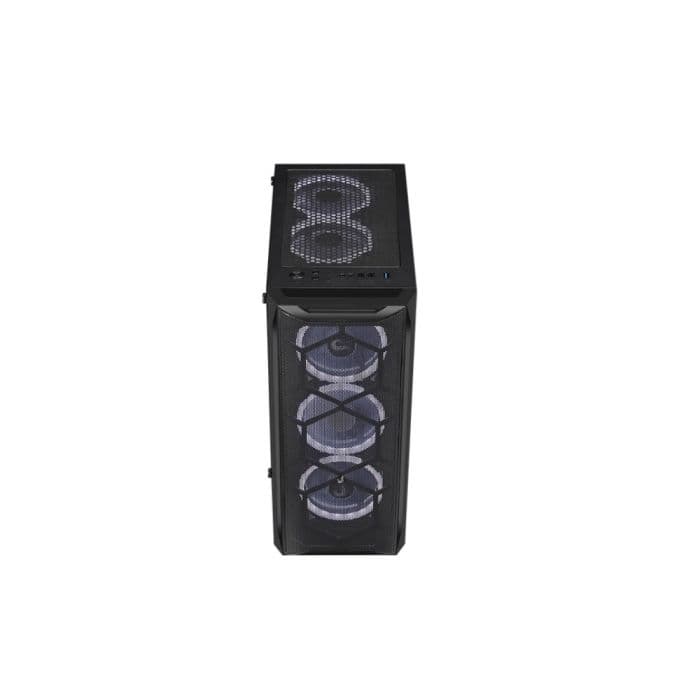 Gabinete Gamer Rise Mode Z03 Mid Tower Vidro Temperado USB 3.0 S/ Fans Preto - RM-Z03-03-FB - miniatura 2