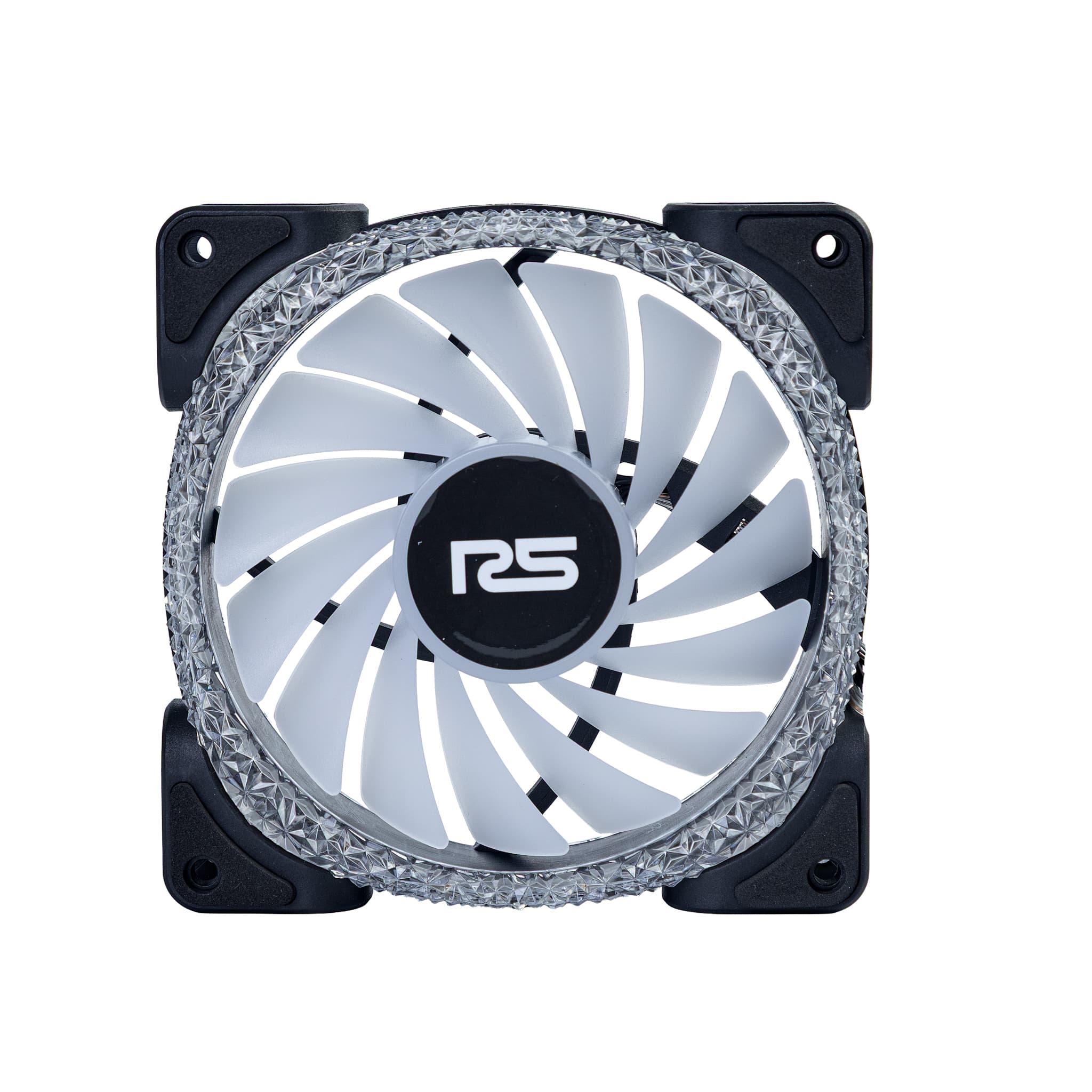 FAN ROUND5 CRYSTAL FORWARD PWM ARGB 120MM BLACK BOX - miniatura 2