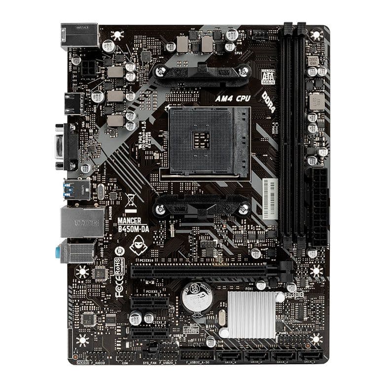 Placa Mae Mancer B450M-DA, DDR4, Socket AM4, M-ATX, Chipset AMD B450, MCR-B450M-DA - foto 1
