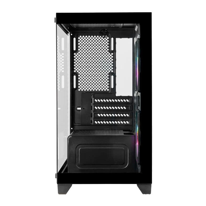 Gabinete Gamer TGT Gladiator, Rainbow, Mid-Tower, Lateral de Vidro, Com 2 Fans, Preto, TGT-GLD-BK - miniatura 7