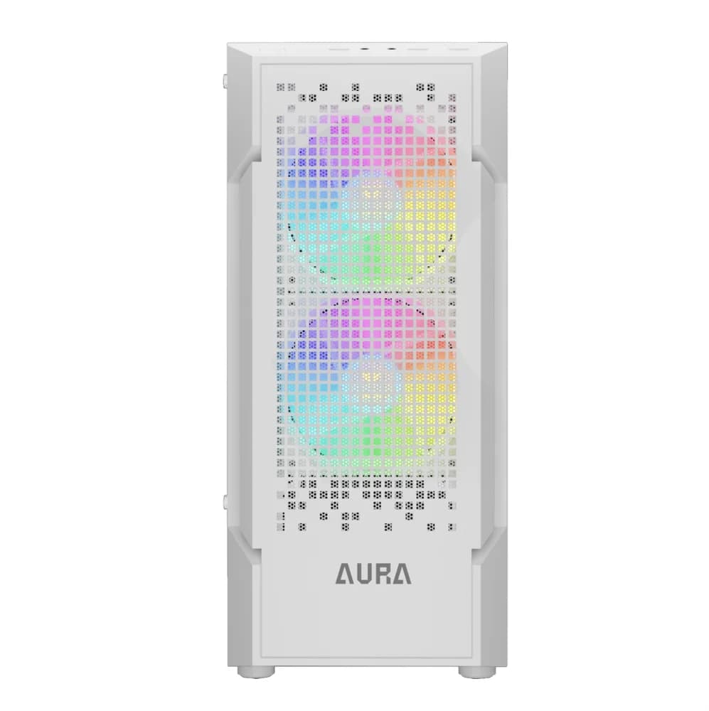 Gabinete Gamer Gamdias Aura Gc7 Wh ARGB, Mid-tower, Vidro Temp, 3 Fans, White - Aura Gc7 Wh ARGB - miniatura 3