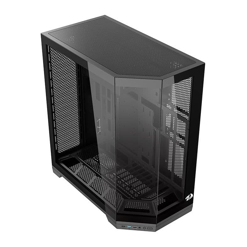 Gabinete Gamer Redragon Edge, Full tower, Lateral de Vidro, Preto, CA-608B - miniatura 3