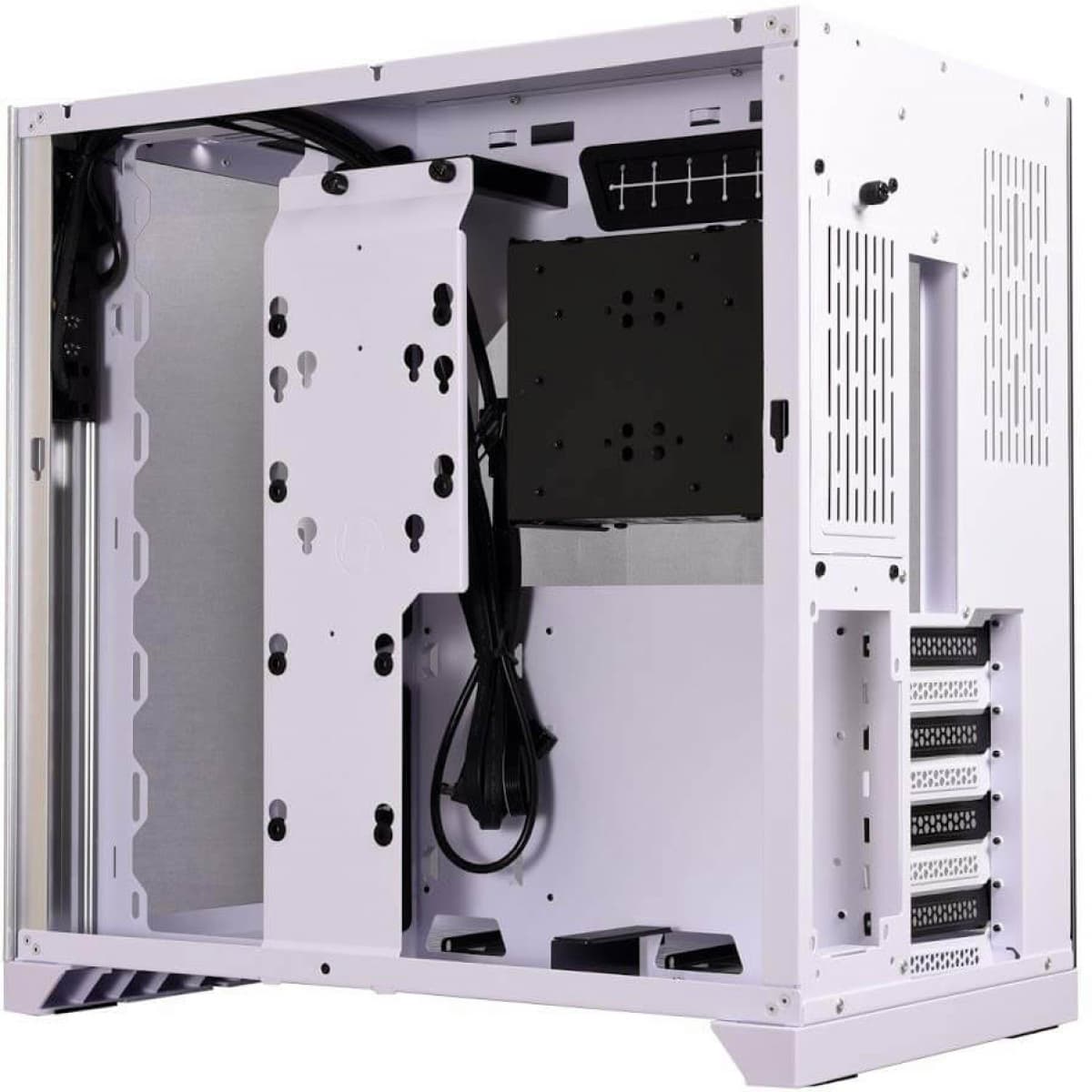 Gabinete Gamer Lian Li Dynamic, Mid Tower, Vidro Temperado, White, Sem Fonte, Sem Fan, PC-O11DX - miniatura 4