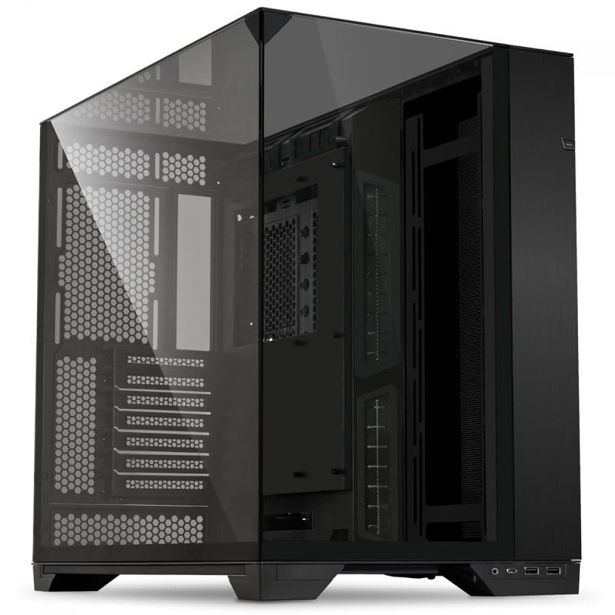 Gabinete Gamer Lian Li O11 Vision, Mid Tower, Vidro Temperado, E-ATX, Black, Sem Fonte, Sem Fan, O11VX BLACK - miniatura 7