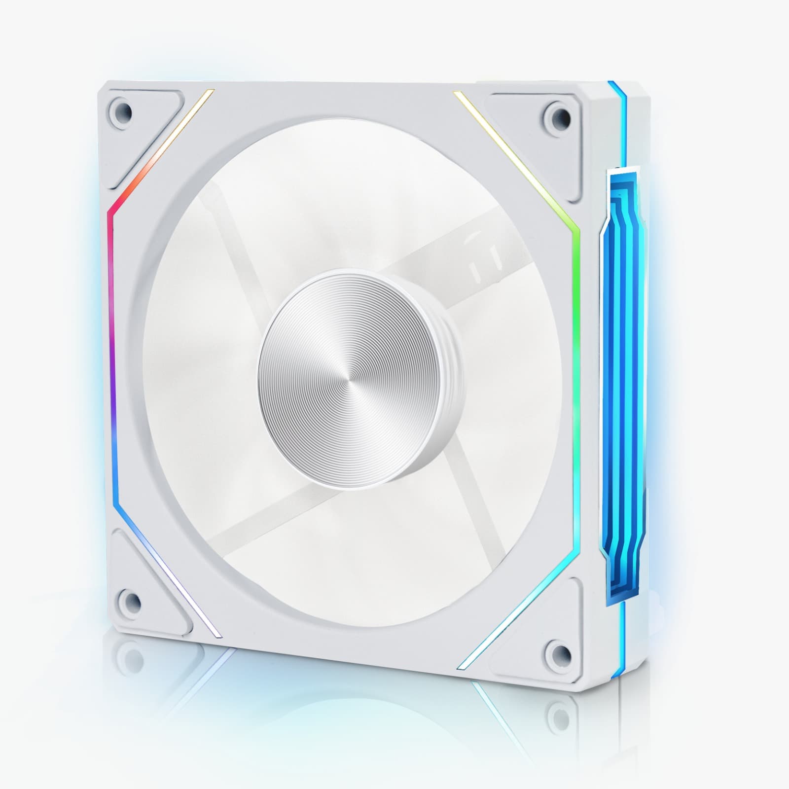FAN ROUND5 NORDWIND REVERSE PWM ARGB 120MM WHITE BOX