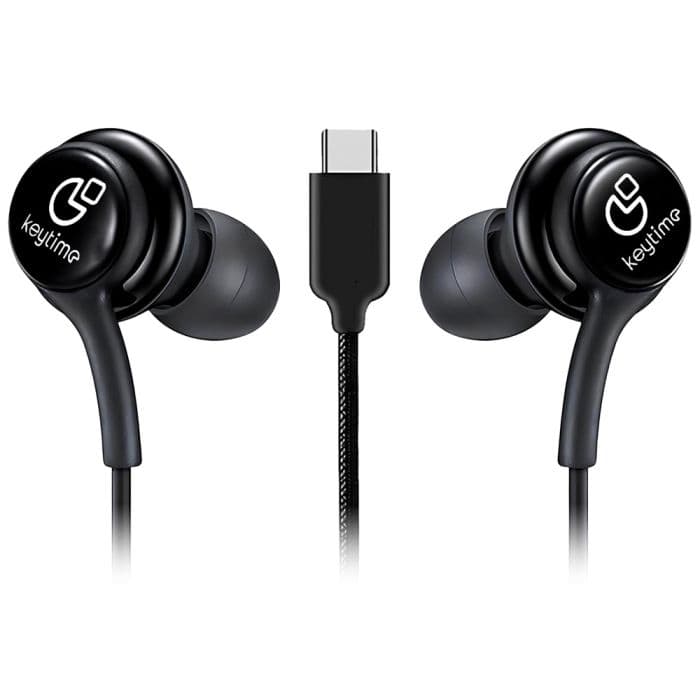 Fone de Ouvido Keytime Soundwave USB Tipo C c/ Mic Preto