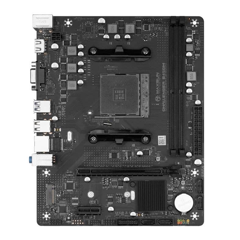 Placa Mae Maxsun Challenger B450M, DDR4, Socket AMD AM4, M-ATX, Chipset AMD B450, MS-CHALLENGER-B450M