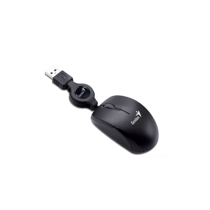 Mouse Genius Micro Traveler V2 3 Botões USB 1000 DPI Preto