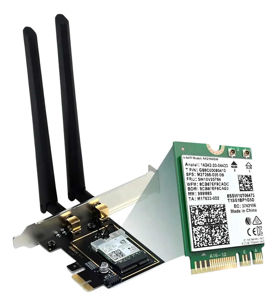 Adaptador Fenvi AX210 WiFi E Bluetooth